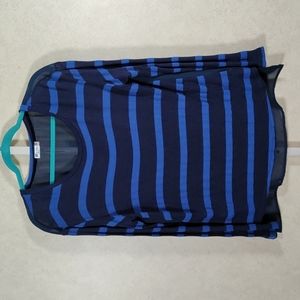 2/$10 04147 Kut from the Kloth blue striped lightweight sweater M